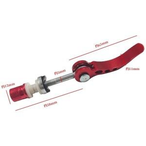 호환 자전거 시트 포스트 클램프 산악 튜브 나사 퀵 릴리스 레버 클립