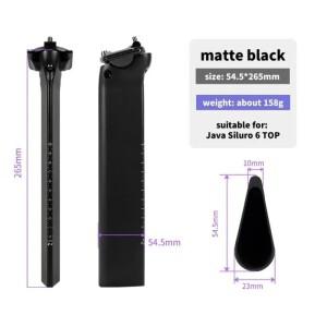 호환 초경량 카본 TOSEEK 시트 포스트  JAVA 로드 바이크 Siluro6 TOP 바람막이 튜브