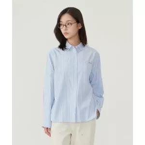 커버낫 우먼 오버핏 스트라이프 셔츠 블루 CO2601SH71BL 965401