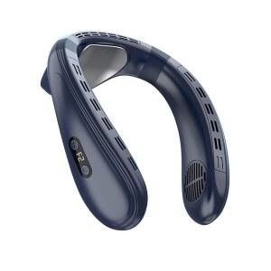 새로운 넥밴드 에어컨 목걸이 바람 상하 넥풍기 충전식 선풍기 휴대용 반도체 냉각 터빈