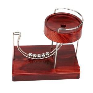 구슬멍 무한동력구슬 동력 인테리어 01 진자 마그네틱 우드 운동 옐로우