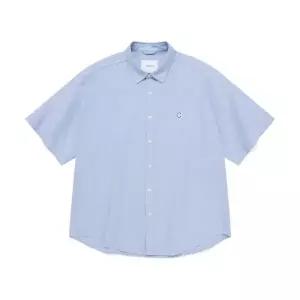 커버낫 C 로고 옥스포드 하프 셔츠 라이트 블루 CO2302SS01LB 964407