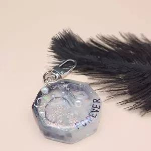 전통 문양 팔각 쉐이커 키링