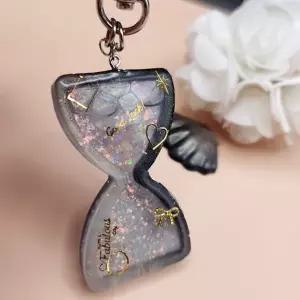 은하수 모래시계 쉐이커 키링