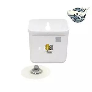 욕실 정리용 흡착 수납통 실용 다용도 수납함