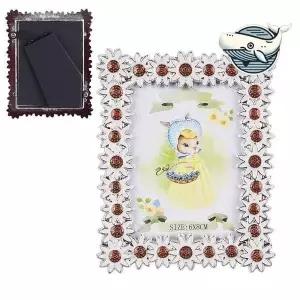 사랑스러운 해바라기 탁상용 액자 아기 사진