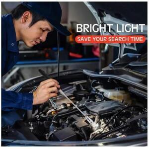 금속 픽업 도구 스코픽 마그네틱 자석 다리미 흡입 로드 LED 조명 포함 DIY  나사