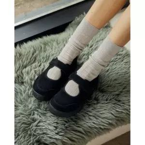 OTZ 로미타 스웨이드 플랫폼 벨크로 메리제인 블랙 FLOTFA3W52 959668