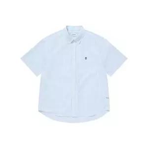 커버낫 쿨맥스 C 로고 옥스포드 스트라이프 하프 셔츠 블루 CO2602SS02BL 965248