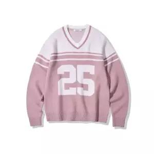 코드그라피 CGP 25 C.GRAPHY 브이넥 니트_인디핑크 961194