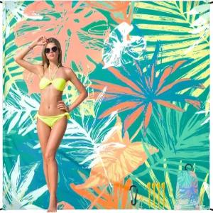 하이호 비치 담요 방수 모래 방지 매트 1-8인용 급속 건조 내구성 있는 야외 피크닉 페스티벌 여행 캠핑