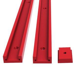 T30 T 트랙 알루미늄 슬라이더 슬롯 마이터 지그 목공 표준 게이지 작업대용 호환 가이드 슈트