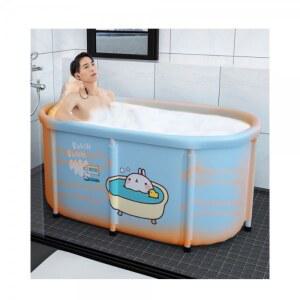 일인용 간이 이동 ICE 미니욕조 욕조 덮개 간이이동욕조 반신욕1인 접이식욕조 사우나