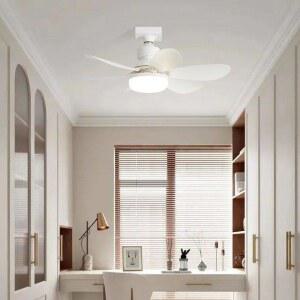 리모컨이 있는 소켓 팬 주방 20 5인치 나사 조명 LED가 E26/27 침실 무선 천장 작은