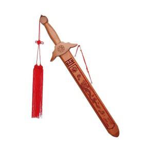 복숭아 나무 칼 검 도교 용품 도구 불교 이사 퇴마 목검 액막이 풍수