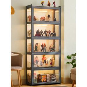 투명 문달린 책장 릴 피규어 장식장 진열장