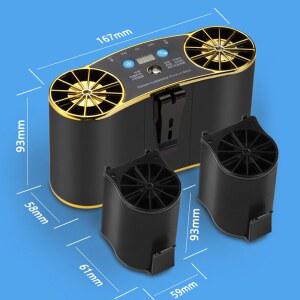 허리 선풍기 다기능 가능한 Four 날씨 사용 재사용 충전식 매일 냉각기 공기 더운 s 악세사리 20000mAh fan 여행