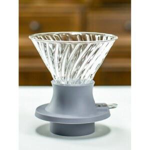 침출식 스위치 드립퍼 필터 트윌 V60 플랫 컵 1개 스마트 마우스