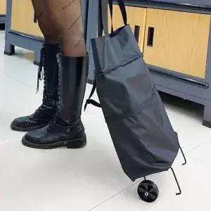 [RIZPICK]접이식 바퀴 장바구니 폴딩카트 크기조절 숄더백