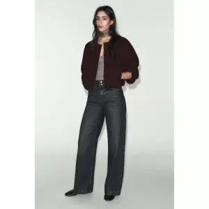 [국내배송] 자라 ZARA 소프트 봄버 재킷 - 브라운 956838