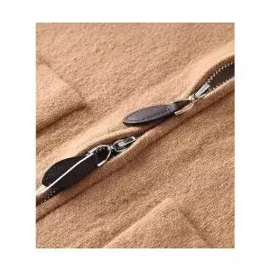 마킷3 여성용 울 캐주얼 가을 모피코트 숏 톱 캐시미어 폴라폴리스 럭셔리 혼방 코트 JEN3