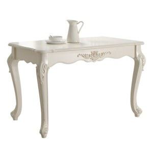 빈티지 서재책상 클래식 식탁 테이블 유럽식 침실 화이트 심플 아이보리 엔틱