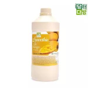 음료베이스 (무배) 차그림 스무디 앤 망고 1.8kg