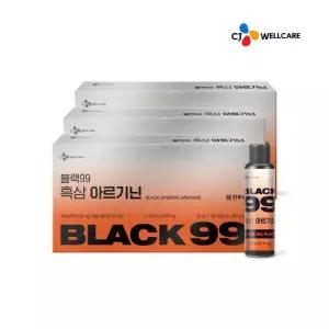 [CJ공식] 한뿌리 블랙99 흑삼 아르기닌 7병 3박스