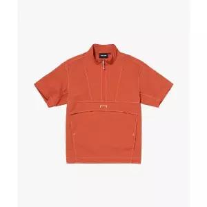 골스튜디오 GOALSTUDIO RIPSTOP SHORT SLEEVE ANORAK-RED