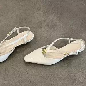 여자 오피스룩 스트랩 양가죽 백 슬림핏 샌들 단화 패피5