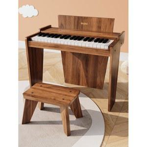 ZIPPY 피아노 키보드 37키 악기 블랙 798387 우드 디지털 및 베이직 교육용 음악