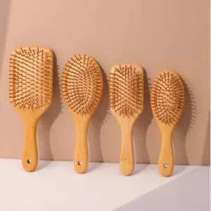 우드 가르마빗 두피 마사지 머리빗 볼륨업 브러쉬