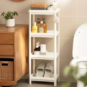 화장실 욕실 코너 선반 젠다이 수건 틈새수납장