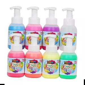 물감 뭉게구름물감 x 8색 거품물감300ml 세트