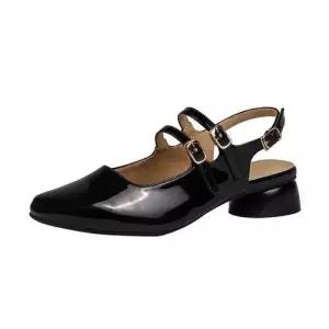 여사친 가을 화 하이힐 단화 아웃사이즈어 통굽힐 뒷공 여고급스러움 원픽3