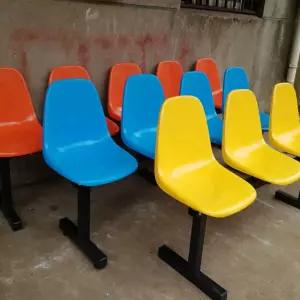 버스정류장 의자 대합실 농구장 맛집 3인용 긴의자 등받이 철제 카페 야구장 대기용