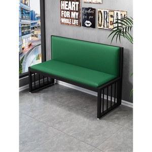 식당 붙박이 쇼파 미용실 메탈 120x42 벽쇼파 그레이 대기실 벽의자 팔걸이X 업소용