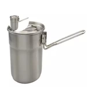 다용도 캠핑문_접이식 304스테인레스 등산컵 팬 컵