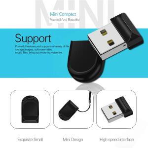 슈퍼 슬림 미니 USB 플래시 드라이브 펜 4GB 8GB 32gb 64gb 128gb 블랙 컬러 마이크로 메모리 스틱 2.0 엄