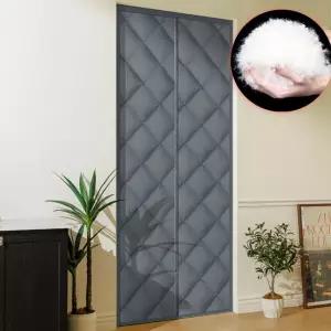 패딩 방풍 커튼 현관 방문 우풍차단 보온 단열 풀커버