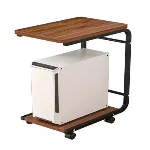 본체거치대 이동식 선반 컴퓨터 다이 원목 수납 받침