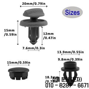 799161 KA2A 닛산 Juke F15 용 뒷 트렁크 소포 선반 클립 수하물 브래킷 후크 부츠 행거 버튼 10pcs