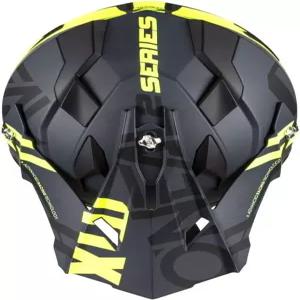 오닐 2시리즈 남녀 공용 성인 스파이데 헬멧 예비 바이저(블랙/하이비즈 원 사이즈)