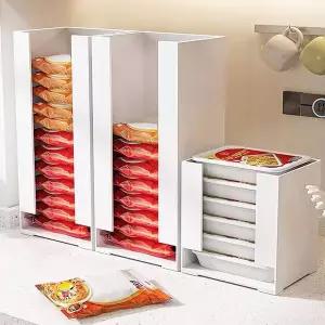 다용도 소품 정리 플라스틱 펜트리 수납함 대형 화장대정리함