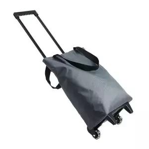 이동식 쇼핑 카트 그레이 수레 바퀴 바구니 멀티