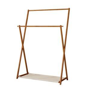 우드 빨래 건조대 수건 세탁실 일반형 50cm 차색 인테리어 말리기