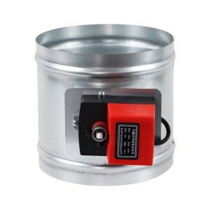 덕트 댐퍼 밸브 배관 자동 환기 전동 뎀퍼 후드 조절