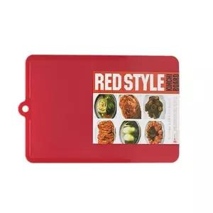 하나 도마 양면 가정 위생 주방 도마 레드 40.3CM 위생도마
