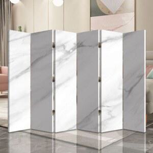 파티션 가벽 칸막이 거실 가정용 아치형 베란다 종이가벽 넘어지지않는 스트라이프 방나누기