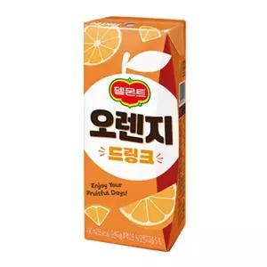 델몬트팩 오렌지 190ml 24팩